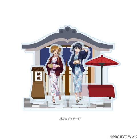 『WHITE ALBUM2』アクリルジオラマ01/浴衣(描き下ろしイラスト)