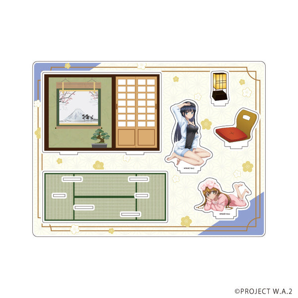 『WHITE ALBUM2』アクリルジオラマ02/ルームウェア(描き下ろしイラスト)