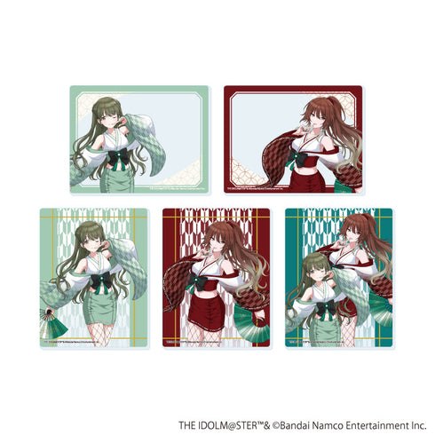 『アイドルマスター シャイニーカラーズ』アクリルカード07/舞姫彩華ver. コンプリートセット(全5種)(描き下ろしイラスト)