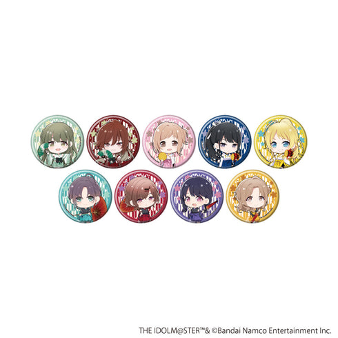 『アイドルマスター シャイニーカラーズ』缶バッジ09/舞姫彩華ver. コンプリートセット(全9種)(ミニキャライラスト)