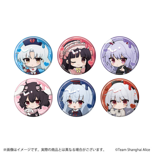 『東方Project』缶バッジ06/病みかわいいver. コンプリートセット(全6種)(ミニキャライラスト)