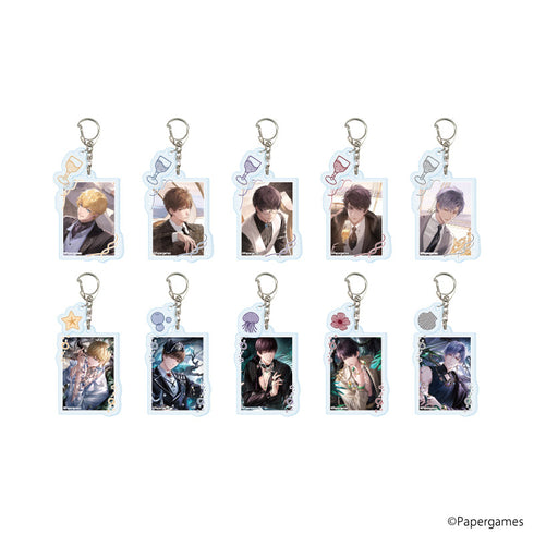 『恋とプロデューサー~EVOL×LOVE~』パーツ付きアクリルキーホルダー07/セット1 コンプリートセット(全10種)(公式イラスト)
