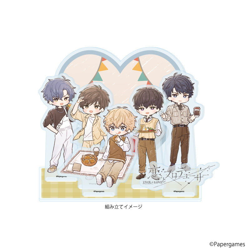 恋とプロデューサー~EVOL×LOVE~』プレミアム アクリルジオラマプレート