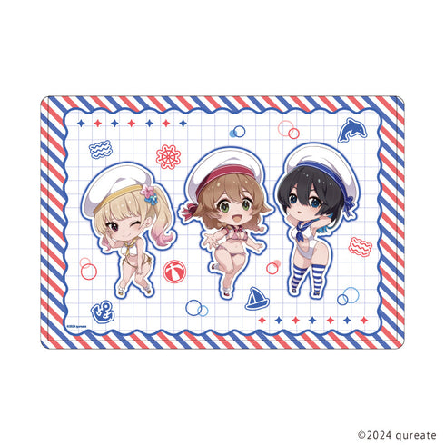 『バニーガーデン』キャラクリアケース01/花奈&凜&美羽香 セーラーver.(描き下ろしイラスト)