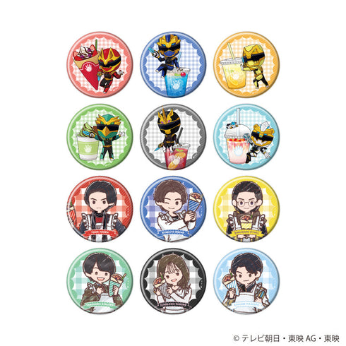 『ナンバーワン戦隊ゴジュウジャー』缶バッジ03/コンプリートセット(全12種)(描き起こしイラスト)