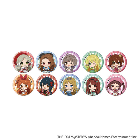 『アイドルマスター ミリオンライブ!』缶バッジ15/コンプリートセット(全10種)(ミニキャライラスト)