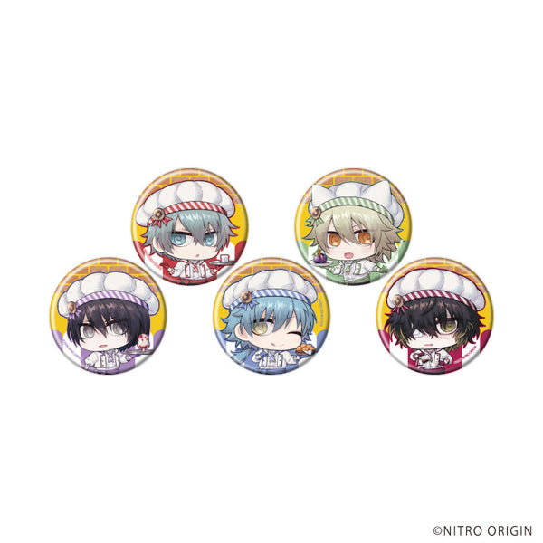 『ニトロキラル』缶バッジ08/コンプリートセット(全5種)(描き下ろしちみキャラ)