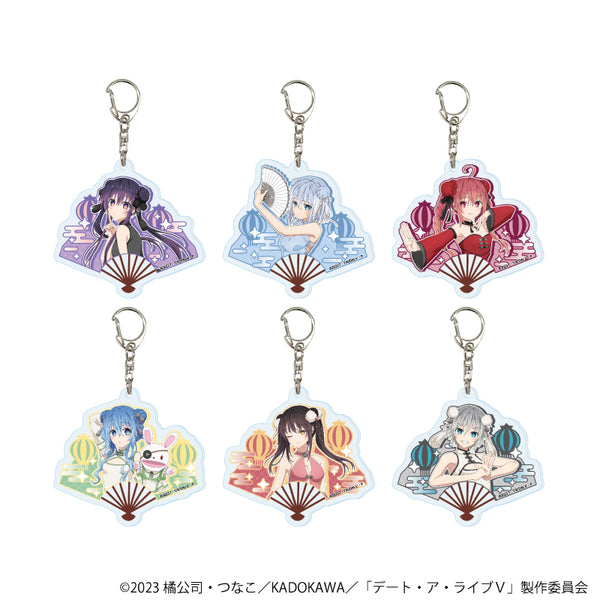 "Date A Live V" Acrylic Keychain 02 / Complete Set (All 6 Varieties) (Original Illustration)