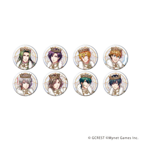 『夢王国と眠れる100人の王子様』ホログラム缶バッジ(57mm)13/コンプリートセット(全8種)(公式イラスト)