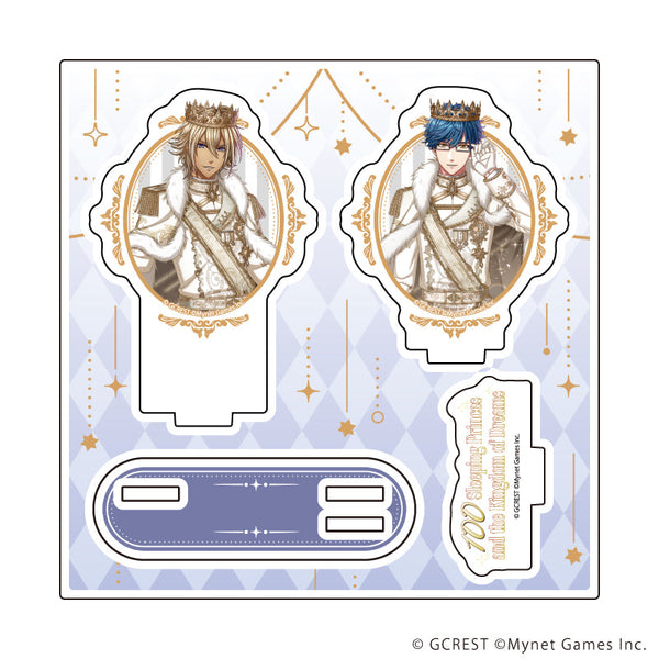 『夢王国と眠れる100人の王子様』アクリルスタンドプレート45/ハルディーン&フォーマ(公式イラスト)