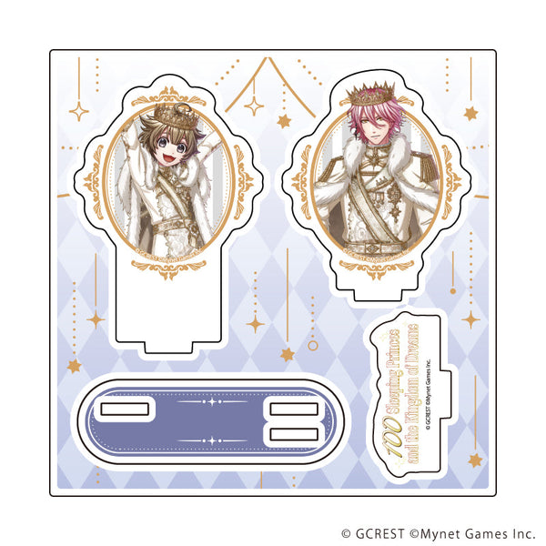 『夢王国と眠れる100人の王子様』アクリルスタンドプレート46/プロキオン&ルルス(公式イラスト)