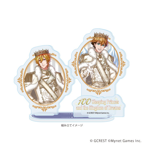 『夢王国と眠れる100人の王子様』アクリルスタンドプレート47/アディエル&アポロ(公式イラスト)
