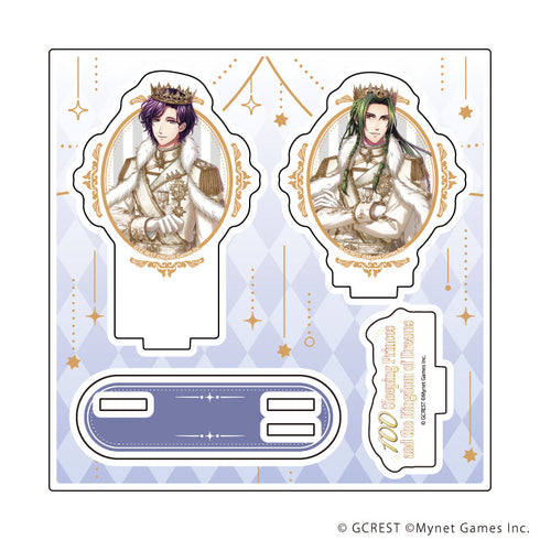 『夢王国と眠れる100人の王子様』アクリルスタンドプレート50/ジーク&ライアン(公式イラスト)