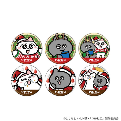 『ンめねこ』缶バッジ01/コンプリートセット(全6種)(描き下ろしイラスト)