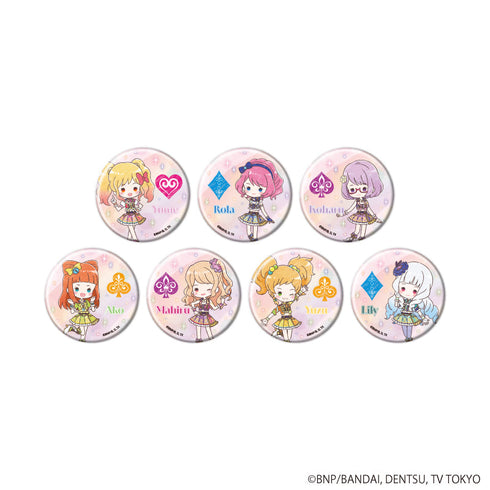 『アイカツスターズ!』缶バッジ06/スクールドレスver. コンプリートセット(全7種)(グラフアートイラスト)