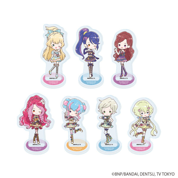 『アイカツスターズ!』アクリルぷちスタンド04/スクールドレスver. コンプリートセット(全7種)(グラフアートイラスト)