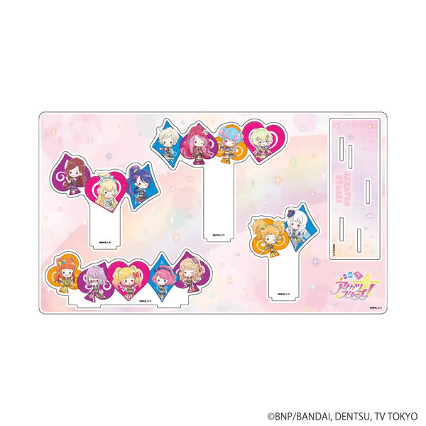 『アイカツスターズ!』プレミアム アクリルジオラマプレート01/集合デザイン(グラフアートイラスト)