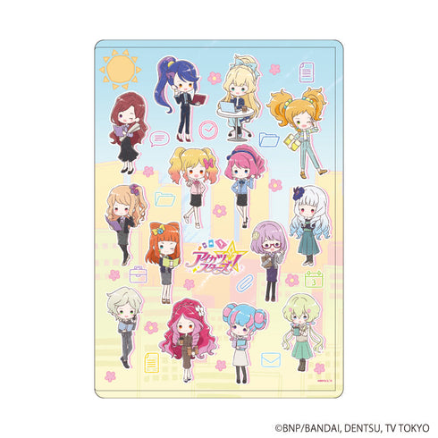『アイカツスターズ!』キャラクリアケース06/オフィスガールver. 集合デザイン(グラフアートイラスト)