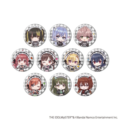 『アイドルマスター シャイニーカラーズ』缶バッジ11/黒色天使ver. コンプリートセット(全10種)(ミニキャライラスト)
