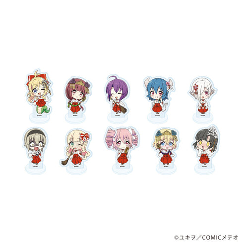 『邪神ちゃんドロップキック』アクリルぷちスタンド01/コンプリートセット(全10種)(ミニキャライラスト)