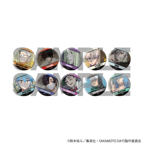 『SAKAMOTO DAYS』缶バッジ25/コンプリートセット(全10種)(場面写イラスト)