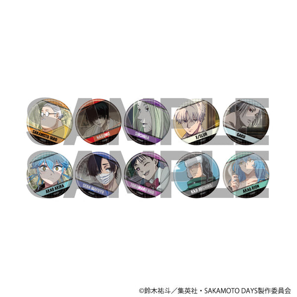 『SAKAMOTO DAYS』缶バッジ25/コンプリートセット(全10種)(場面写イラスト)