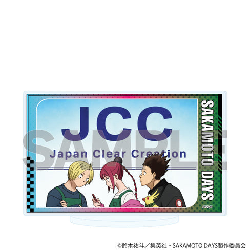 『SAKAMOTO DAYS』アクリルスタンド71/朝倉シン&陸少糖&眞霜平助(場面写イラスト)