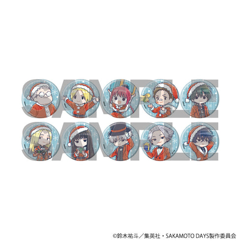 『SAKAMOTO DAYS』缶バッジ26/クリスマスver. コンプリートセット(全10種)(グラフアートイラスト)