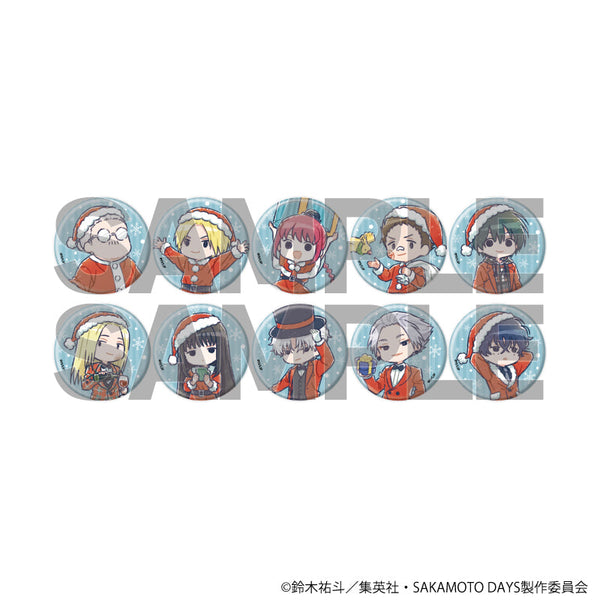 『SAKAMOTO DAYS』缶バッジ26/クリスマスver. コンプリートセット(全10種)(グラフアートイラスト)