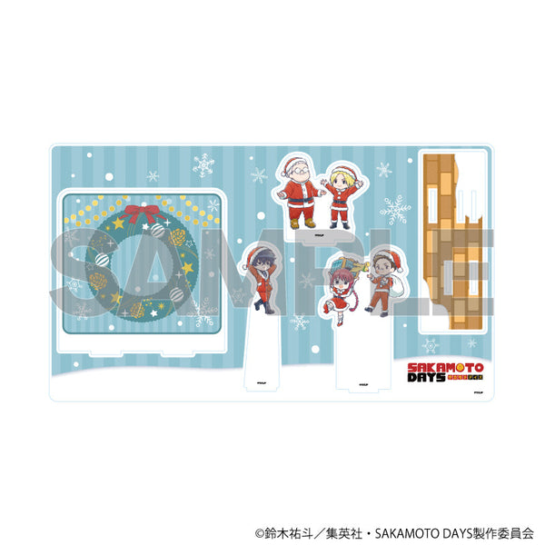 『SAKAMOTO DAYS』プレミアム アクリルジオラマプレート11/デザインA クリスマスver.(グラフアートイラスト)
