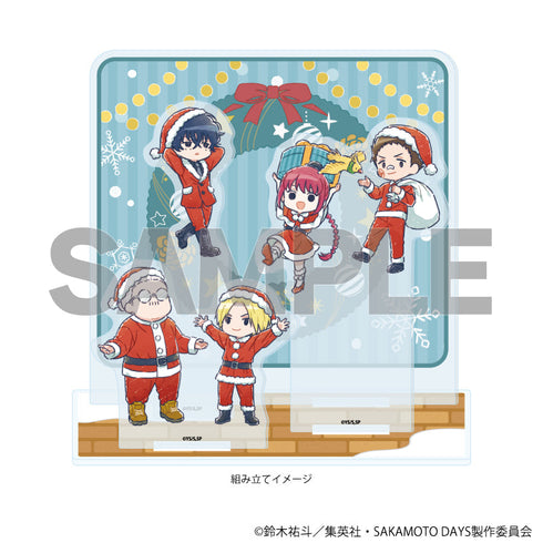 『SAKAMOTO DAYS』プレミアム アクリルジオラマプレート11/デザインA クリスマスver.(グラフアートイラスト)