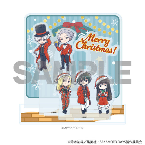 『SAKAMOTO DAYS』プレミアム アクリルジオラマプレート12/デザインB クリスマスver.(グラフアートイラスト)