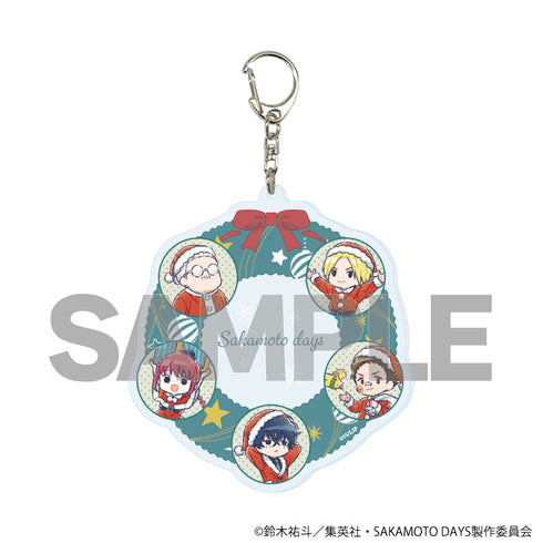 『SAKAMOTO DAYS』デカアクリルキーホルダー20/デザインA クリスマスver.(グラフアートイラスト)