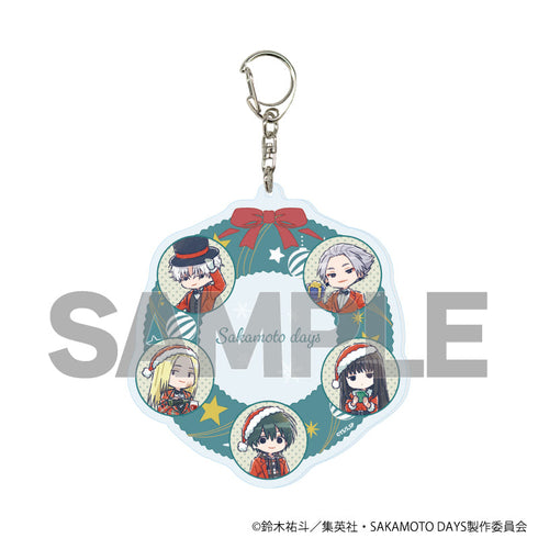 『SAKAMOTO DAYS』デカアクリルキーホルダー21/デザインB クリスマスver.(グラフアートイラスト)