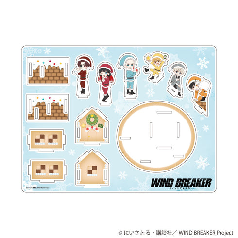 『WIND BREAKER』アクリルジオラマ03/クリスマスお菓子ver.(グラフアートイラスト)