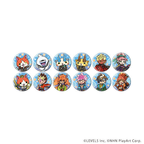 『妖怪ウォッチ ぷにぷに』缶バッジ20/ブラインド(全12種)(グラフアートイラスト)【BOX】【202609再販】