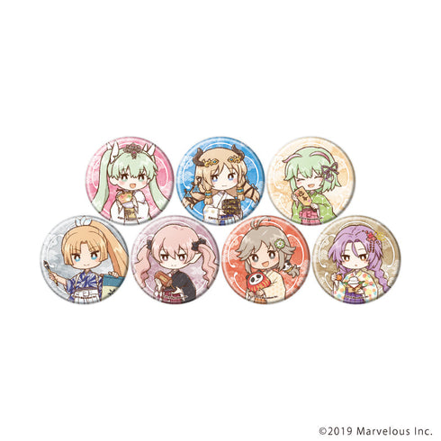 『ルーンファクトリー4スペシャル』缶バッジ17/お正月ver. コンプリートセット(全7種)(グラフアートイラスト)