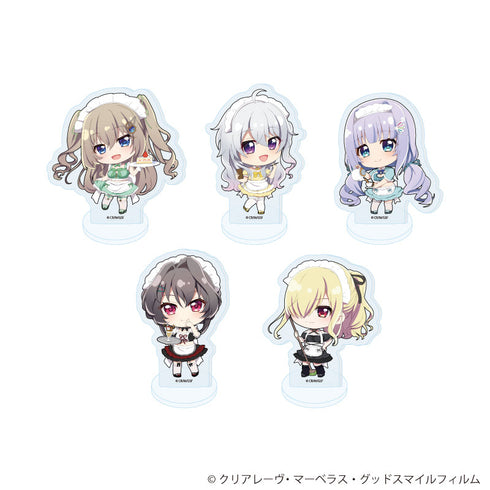 『9-nine- Ruler's Crown』アクリルぷちスタンド01/メイドver. コンプリートセット(全5種)(ミニキャライラスト)