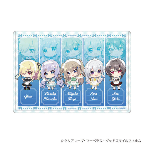 『9-nine- Ruler's Crown』キャラクリアケース01/集合デザイン メイドver.(ミニキャライラスト)