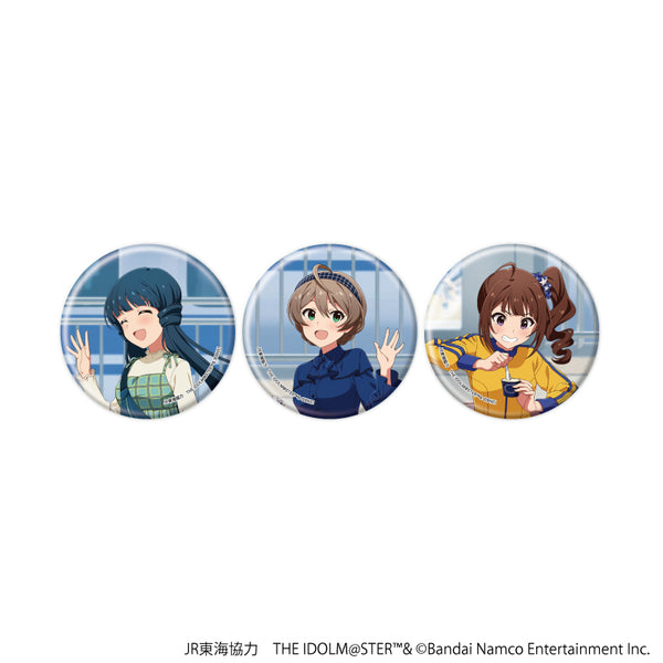 JR Tokai x THE iDOLM@STER Series TR@VEL MEDLEY!!!!!!'徽章一套3枚 09/ THE IDOLM@STER MILLION LIVE!