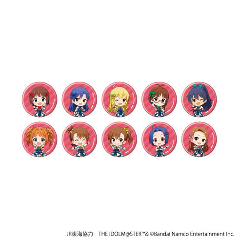 JR 东海 x iDOLM@STER 系列 TR@VEL MEDLEY!!!!!!罐头徽章01/全套(10种)