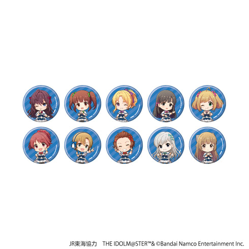 JR 东海 x iDOLM@STER 系列 TR@VEL MEDLEY!!!!!!罐头徽章02/全套(10种)