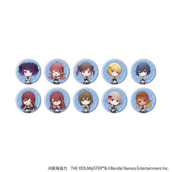 JR 东海 x iDOLM@STER 系列 TR@VEL MEDLEY!!!!!!罐头徽章05/全套(10种)