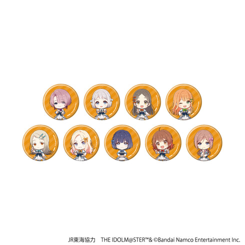 JR 东海 x iDOLM@STER 系列 TR@VEL MEDLEY!!!!!!罐头徽章06/全套(9种)