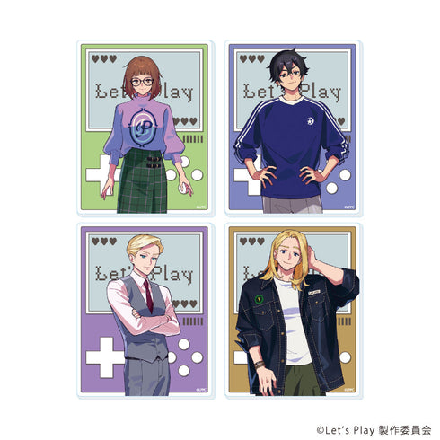 『Let’s Play クエストだらけのマイライフ』アクリルカード01/コンプリートセット(全4種)(公式イラスト)