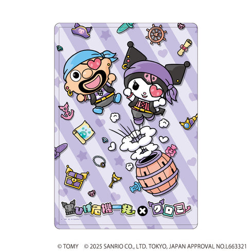 『黒ひげ危機一発×クロミ』キャラクリアケース01/集合デザイン(コラボイラスト)