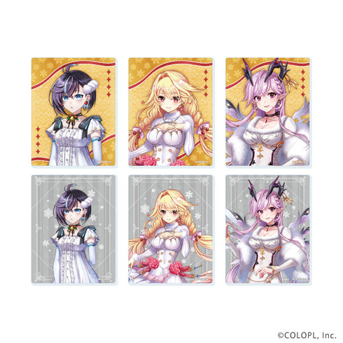 『白猫プロジェクト』アクリルカード01/クリスマスver. コンプリートセット(全6種)(描き下ろしイラスト)