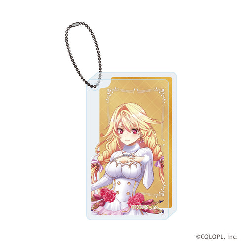 『白猫プロジェクト』アクリルブロックキーホルダー05/クリスマスver. シエラ(描き下ろしイラスト)