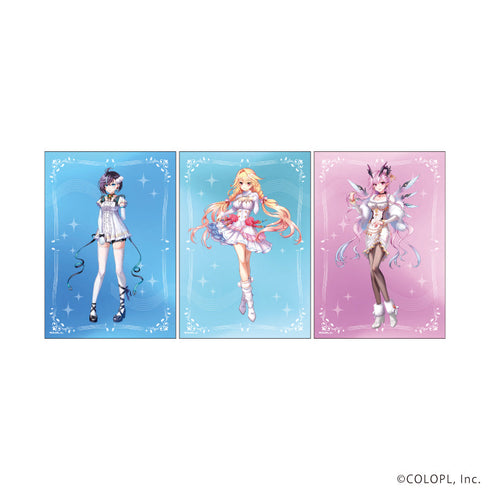 『白猫プロジェクト』L版ブロマイド3枚セット06/ルナ/シエラ/オスクロル(描き下ろしイラスト)