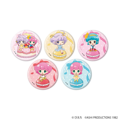 『魔法の天使クリィミーマミ×魔法のプリンセス ミンキーモモ』缶バッジ03/コンプリートセット(全5種)(ミニキャライラスト)